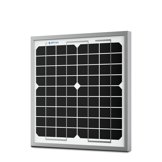 10 Watt 12 Volt Monocrystalline Solar Panel - AutorDeIdeas