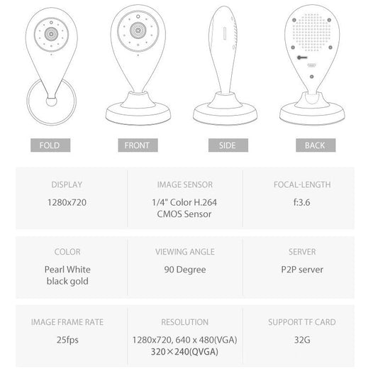 1080P HD Wireless Mini Security WiFi Camera - AutorDeIdeas
