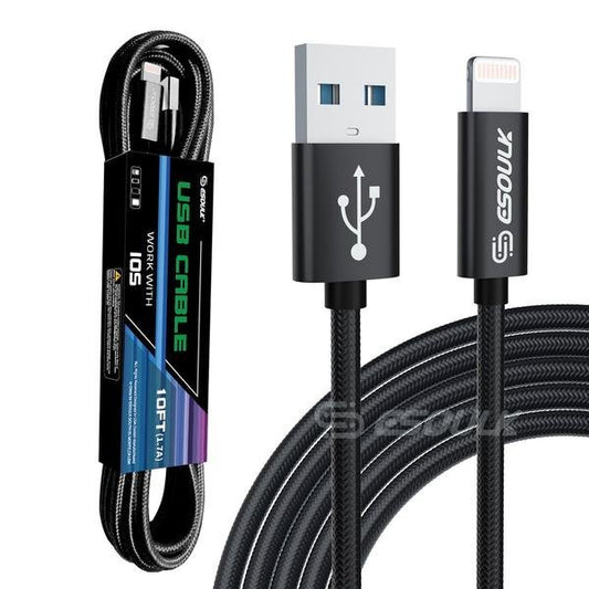 10FT USB Cable For IPhone XS/XR/XS MAX 1.7A - AutorDeIdeas