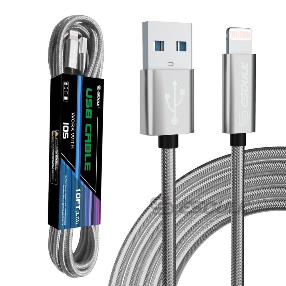 10FT USB Cable For IPhone XS/XR/XS MAX 1.7A - AutorDeIdeas