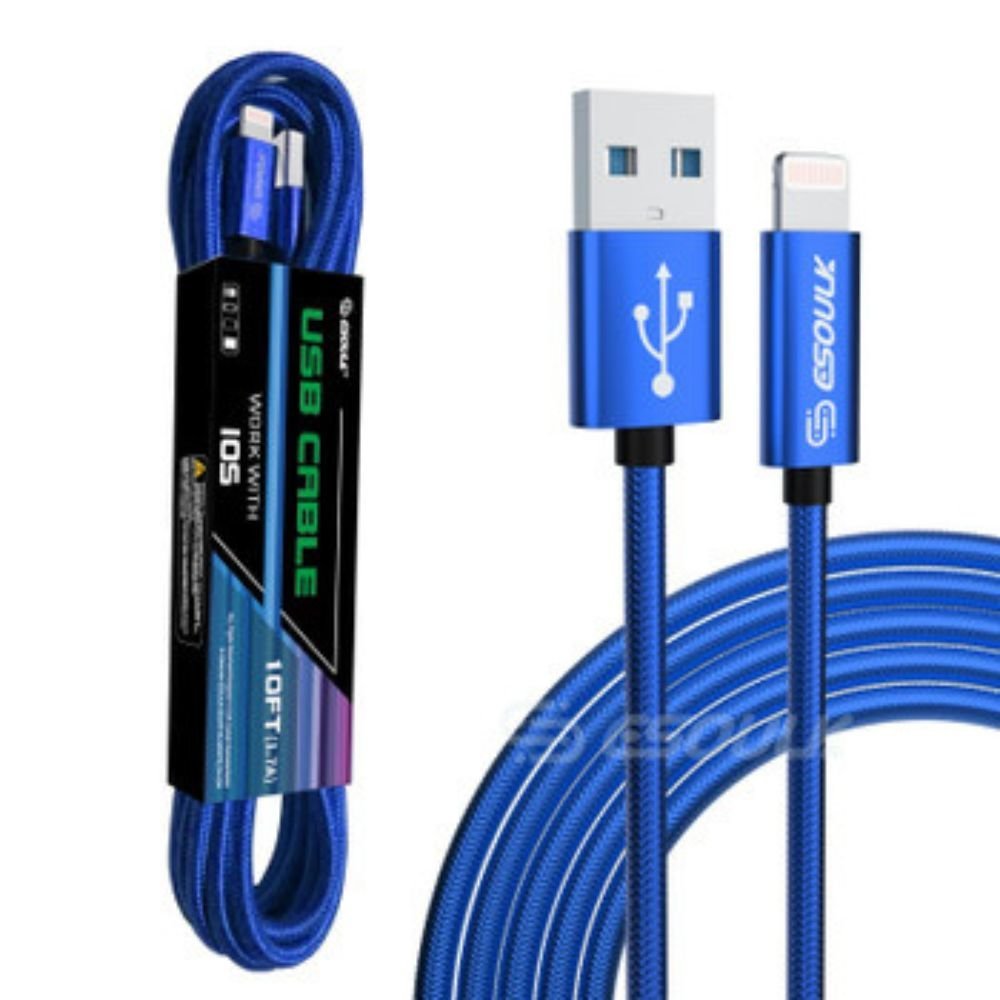 10FT USB Cable For IPhone XS/XR/XS MAX 1.7A - AutorDeIdeas