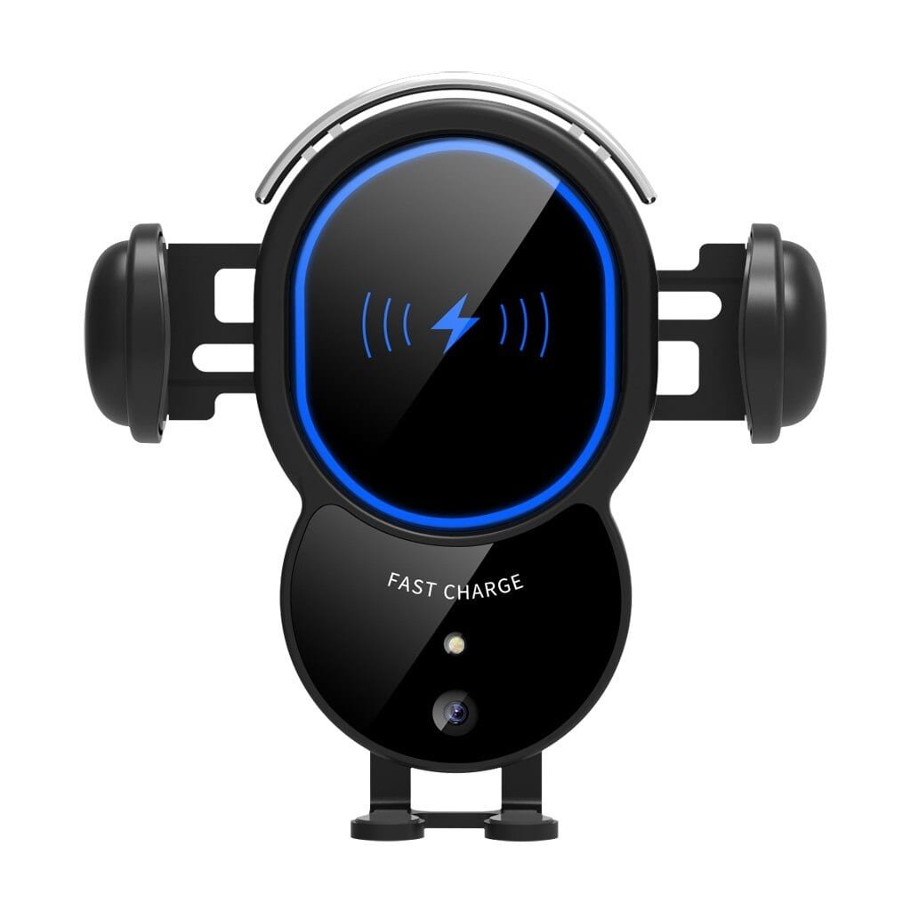 10W Wireless Triangle Mount Automatic Clamping Car Fast Charger - AutorDeIdeas