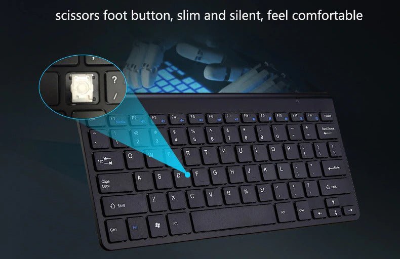 2.4 GHz Wireless Mini Keyboard And Optical Mouse Set - AutorDeIdeas
