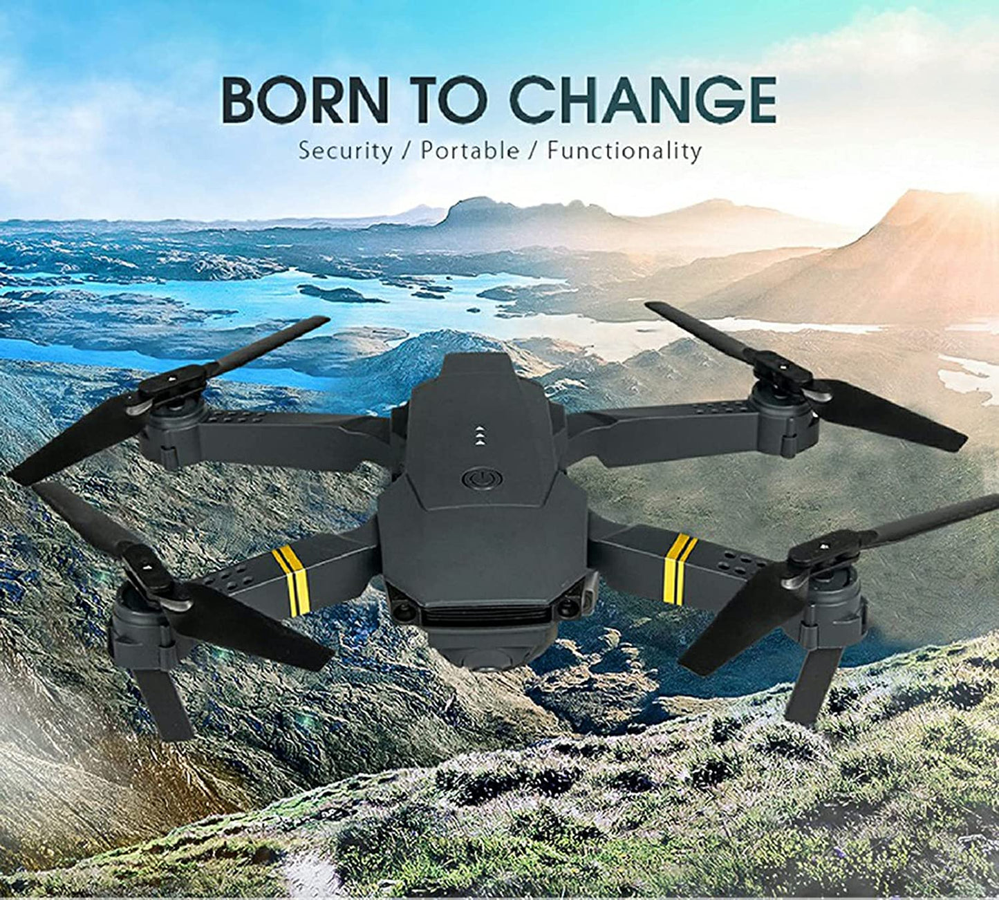 4K HD Dual Camera RC FPV WiFi Portable Wide Angle Foldable Quadcopter Drone - AutorDeIdeas