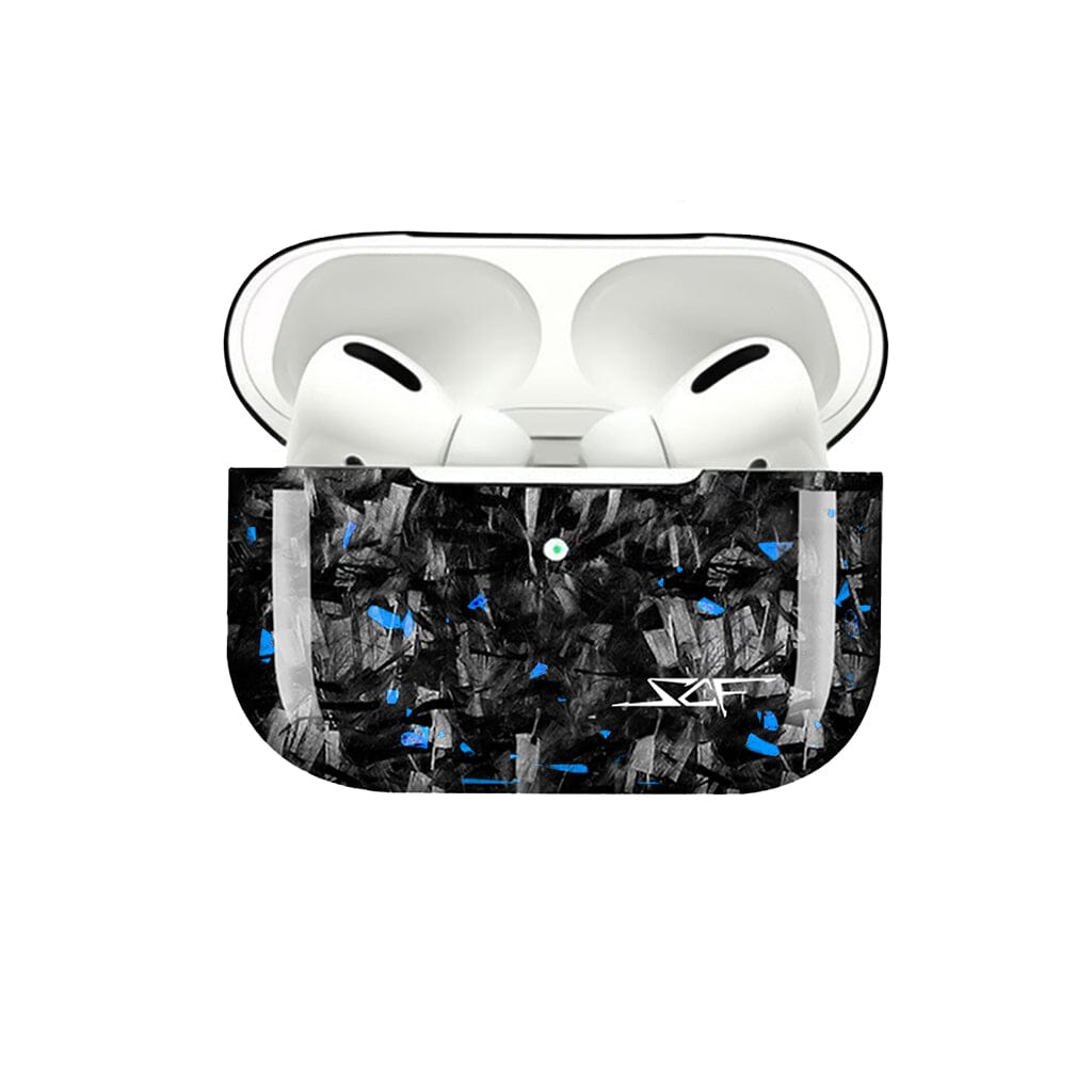 Apple AirPods | Blue Flake Real Forged Carbon Fiber Case - AutorDeIdeas